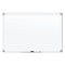 U Brands White Aluminum 36" x 24" Magnetic Porcelain Steel Dry Erase Board